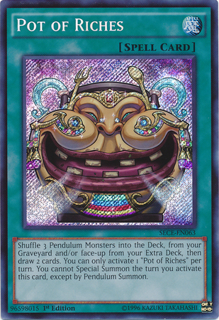 Pot of Riches [SECE-EN063] Secret Rare | Game Master's Emporium (The New GME)