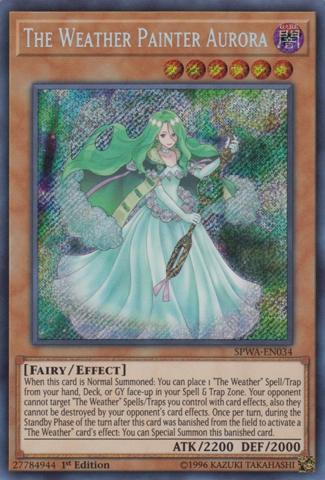 The Weather Painter Aurora [SPWA-EN034] Secret Rare | Game Master's Emporium (The New GME)