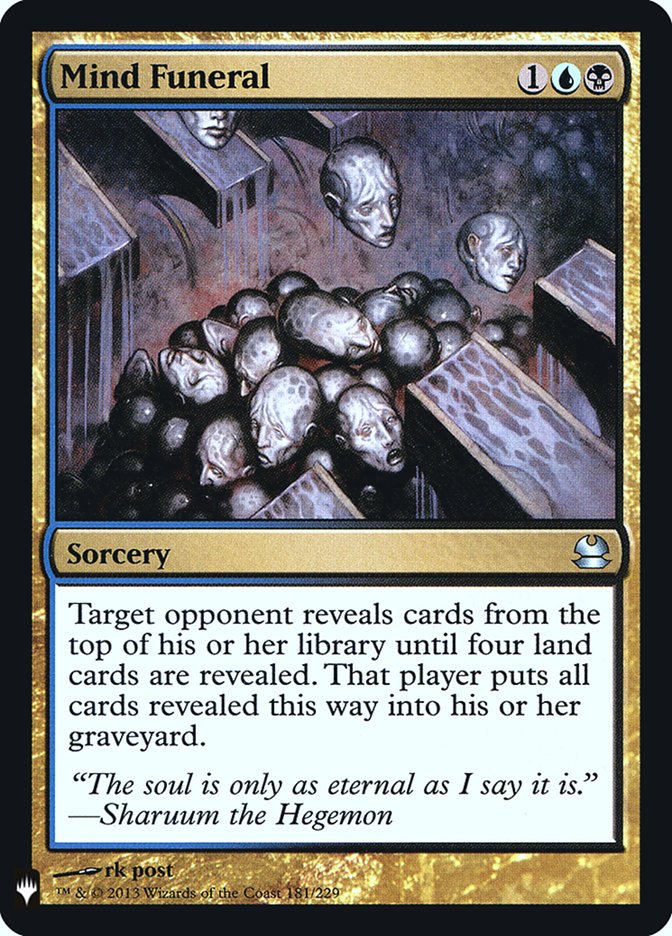 Mind Funeral [Mystery Booster] | Game Master's Emporium (The New GME)