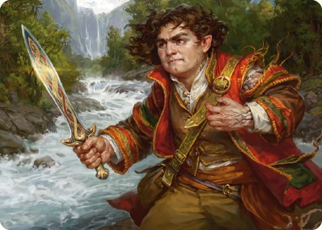 Frodo Baggins Art Card (16/81) [The Lord of the Rings: Tales of Middle-earth Art Series] | Game Master's Emporium (The New GME)