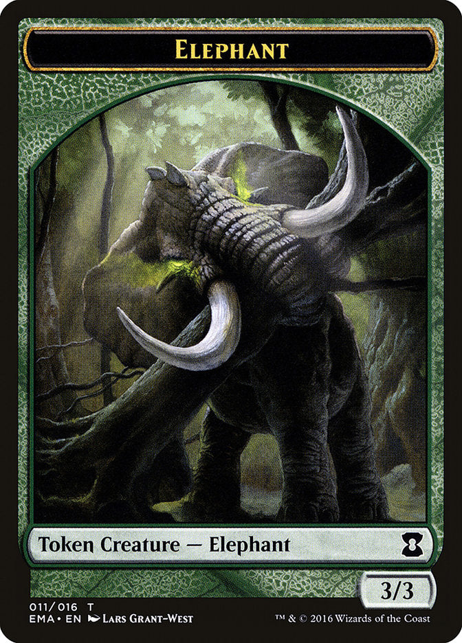 Elephant Token [Eternal Masters Tokens] | Game Master's Emporium (The New GME)