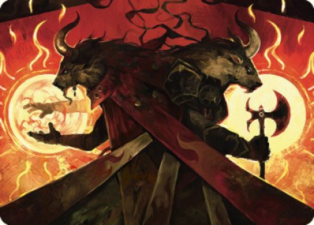 Hurloon Battle Hymn Art Card [Dominaria United Art Series] | Game Master's Emporium (The New GME)