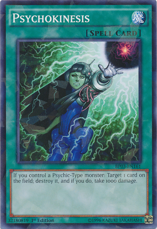 Psychokinesis [BP03-EN161] Shatterfoil Rare | Game Master's Emporium (The New GME)