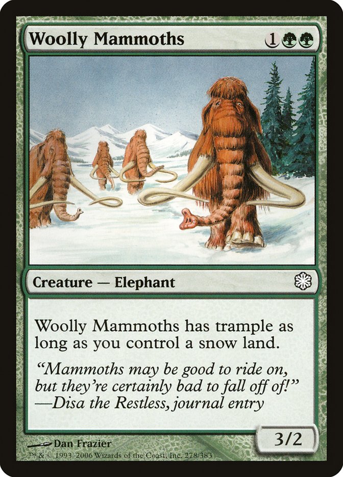 Woolly Mammoths [Coldsnap Theme Decks] | Game Master's Emporium (The New GME)