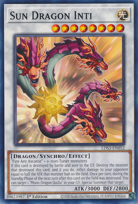 Sun Dragon Inti [LDS3-EN052] Common | Game Master's Emporium (The New GME)