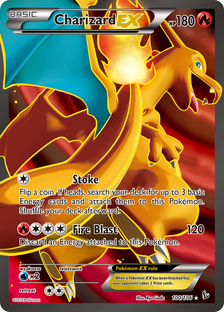 Charizard EX (100/106) [XY: Flashfire] | Game Master's Emporium (The New GME)