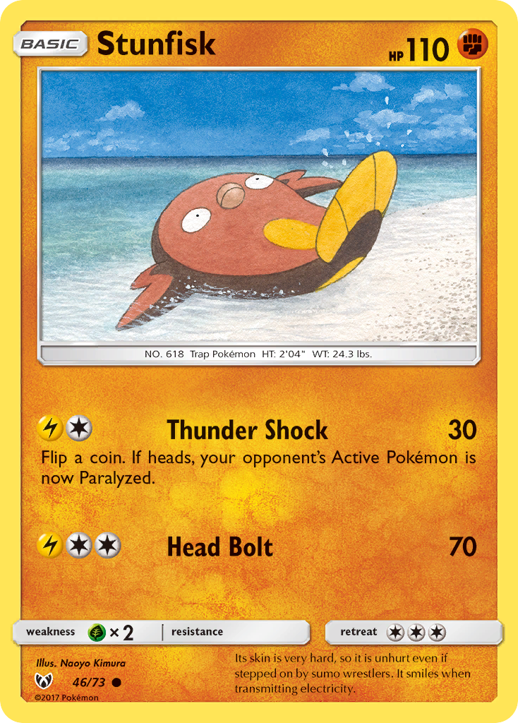 Stunfisk (46/73) [Sun & Moon: Shining Legends] | Game Master's Emporium (The New GME)