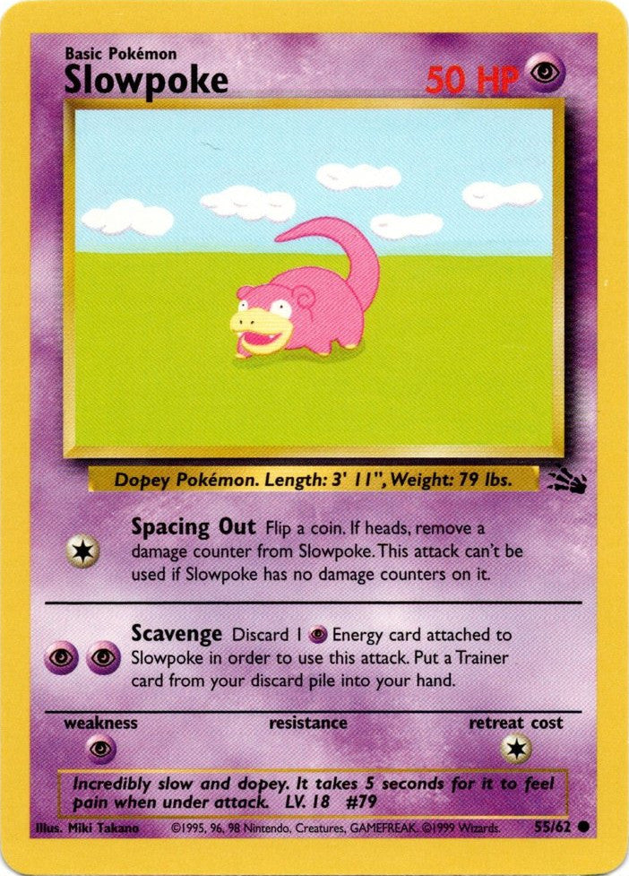 Slowpoke (55/62) [Fossil Unlimited] | Game Master's Emporium (The New GME)