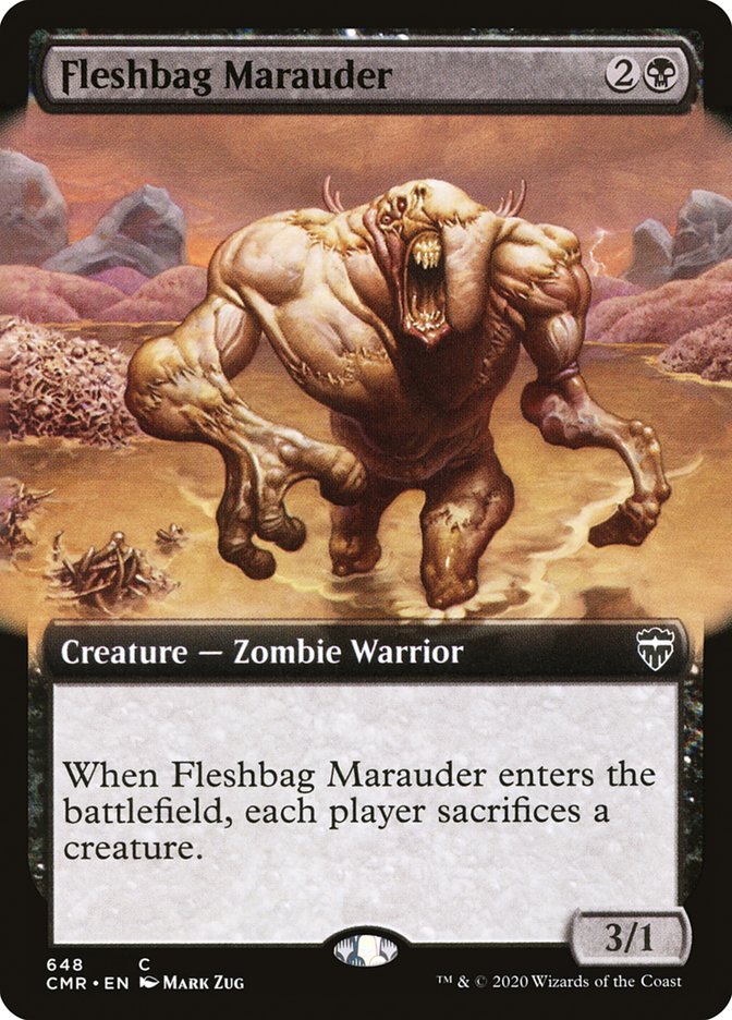 Fleshbag Marauder (Extended Art) [Commander Legends] | Game Master's Emporium (The New GME)