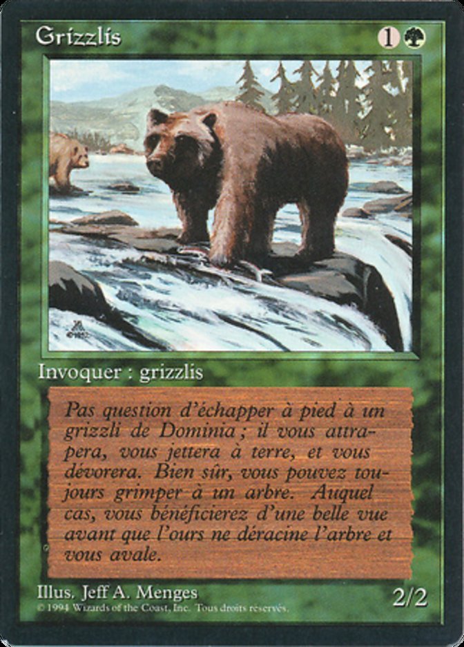 Grizzly Bears [Foreign Black Border] | Game Master's Emporium (The New GME)