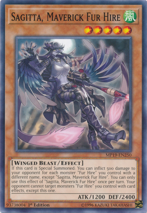 Sagitta, Maverick Fur Hire [MP19-EN250] Common | Game Master's Emporium (The New GME)