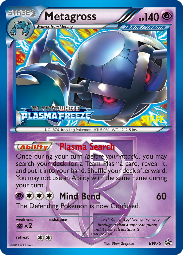 Metagross (BW75) [Black & White: Black Star Promos] | Game Master's Emporium (The New GME)