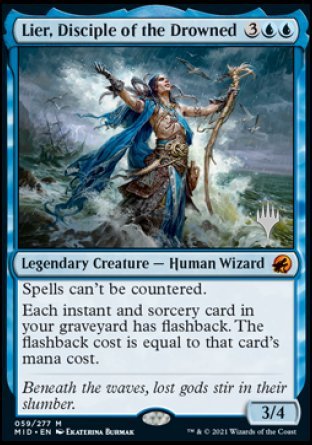 Lier, Disciple of the Drowned (Promo Pack) [Innistrad: Midnight Hunt Promos] | Game Master's Emporium (The New GME)