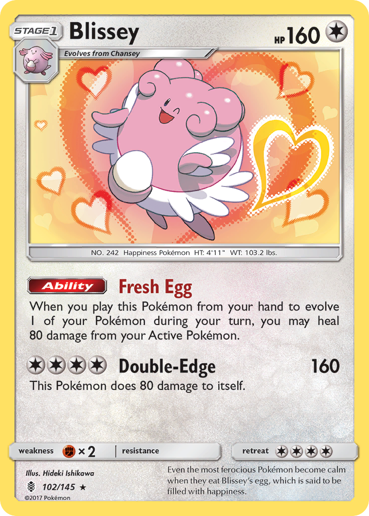 Blissey (102/145) [Sun & Moon: Guardians Rising] | Game Master's Emporium (The New GME)
