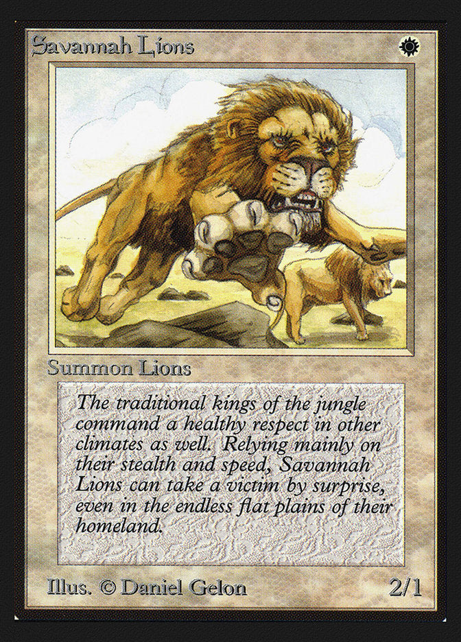 Savannah Lions [Collectors' Edition] | Game Master's Emporium (The New GME)