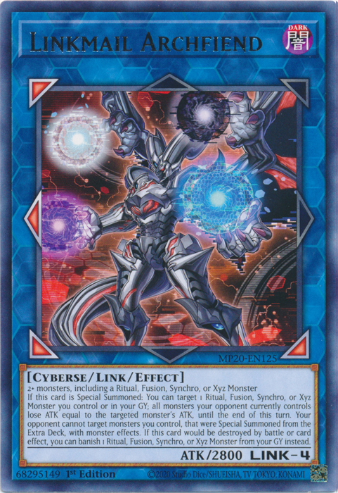 Linkmail Archfiend [MP20-EN125] Rare | Game Master's Emporium (The New GME)