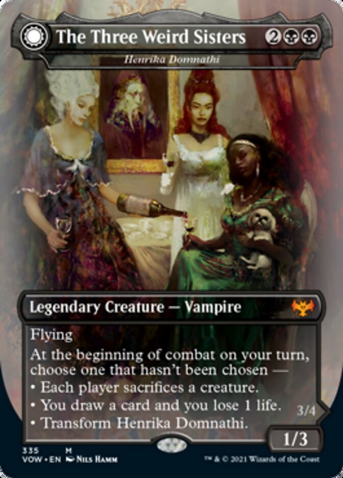 Henrika Domnathi // Henrika, Infernal Seer - The Three Weird Sisters // Fiends of Darkest Night [Innistrad: Crimson Vow] | Game Master's Emporium (The New GME)