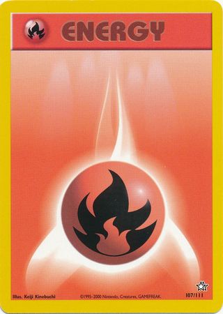 Fire Energy (107/111) [Neo Genesis Unlimited] | Game Master's Emporium (The New GME)