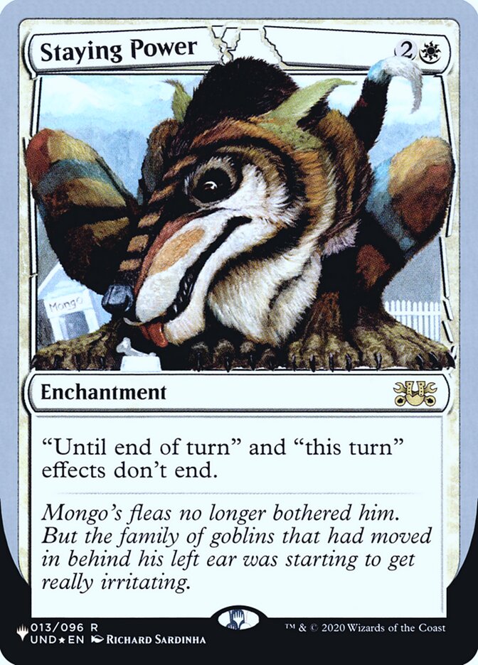 Staying Power (Unfinity Foil Edition) [The List] | Game Master's Emporium (The New GME)