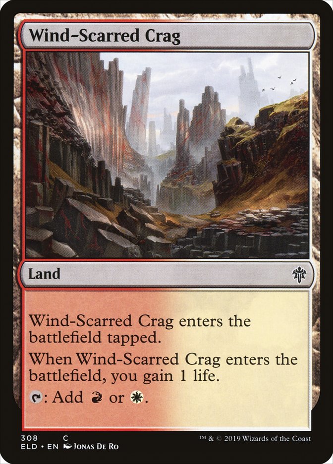 Wind-Scarred Crag [Throne of Eldraine] | Game Master's Emporium (The New GME)