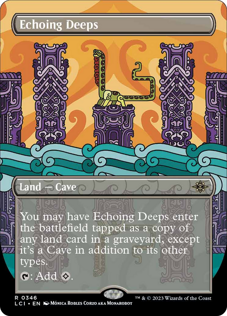 Echoing Deeps (Borderless) [The Lost Caverns of Ixalan] | Game Master's Emporium (The New GME)