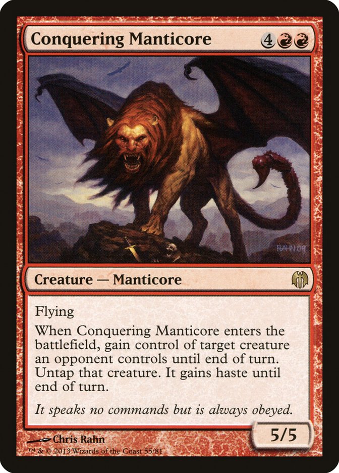 Conquering Manticore [Duel Decks: Heroes vs. Monsters] | Game Master's Emporium (The New GME)