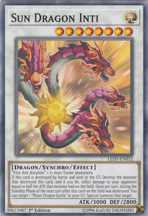 Sun Dragon Inti [LED5-EN032] Common | Game Master's Emporium (The New GME)