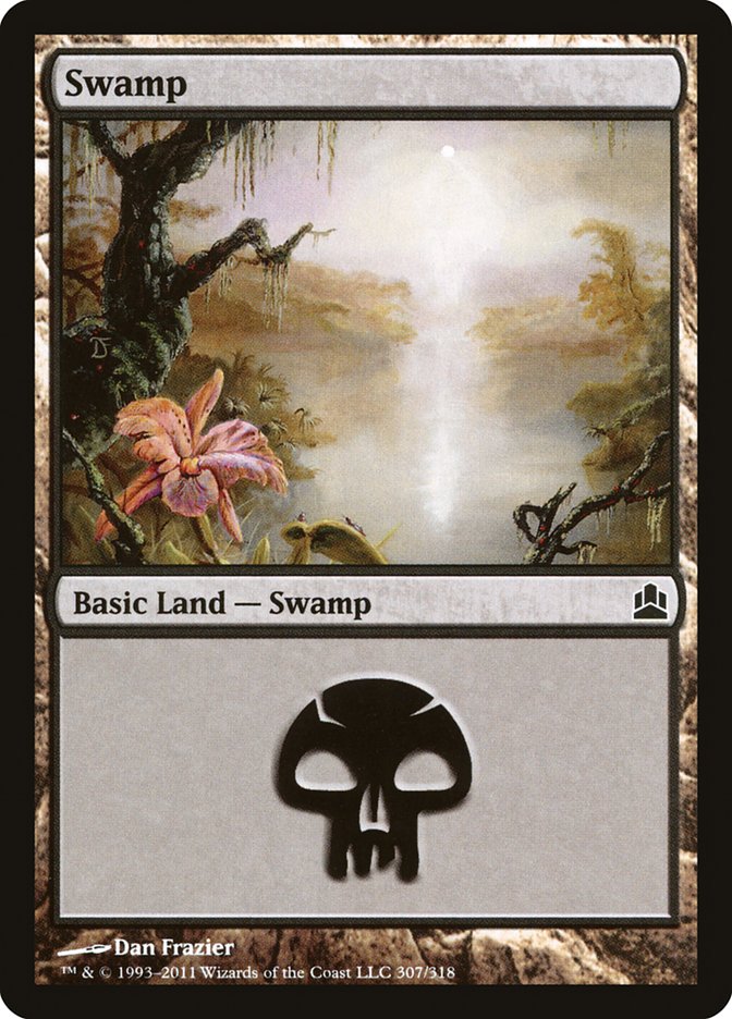 Swamp (307) [Commander 2011] | Game Master's Emporium (The New GME)