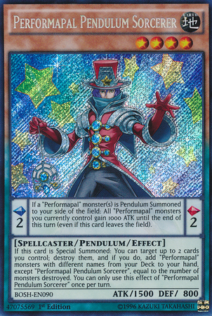 Performapal Pendulum Sorcerer [BOSH-EN090] Secret Rare | Game Master's Emporium (The New GME)