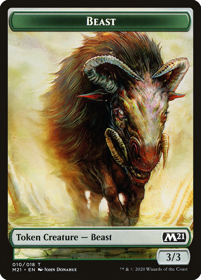 Beast Token [Core Set 2021 Tokens] | Game Master's Emporium (The New GME)