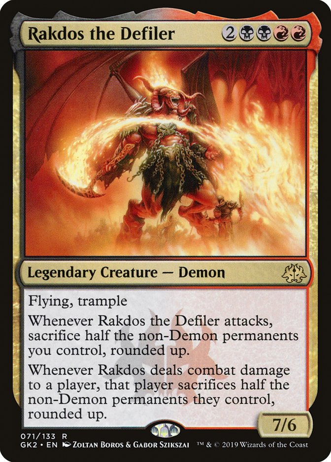 Rakdos the Defiler [Ravnica Allegiance Guild Kit] | Game Master's Emporium (The New GME)