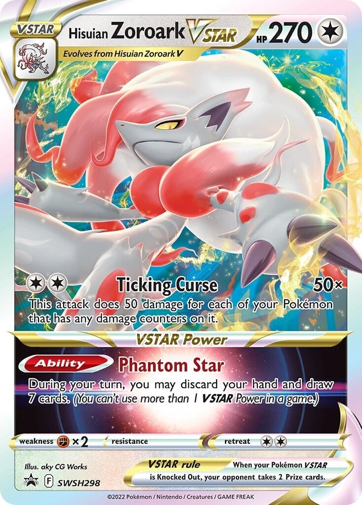Hisuian Zoroark VSTAR (SWSH298) [Sword & Shield: Lost Origin] | Game Master's Emporium (The New GME)