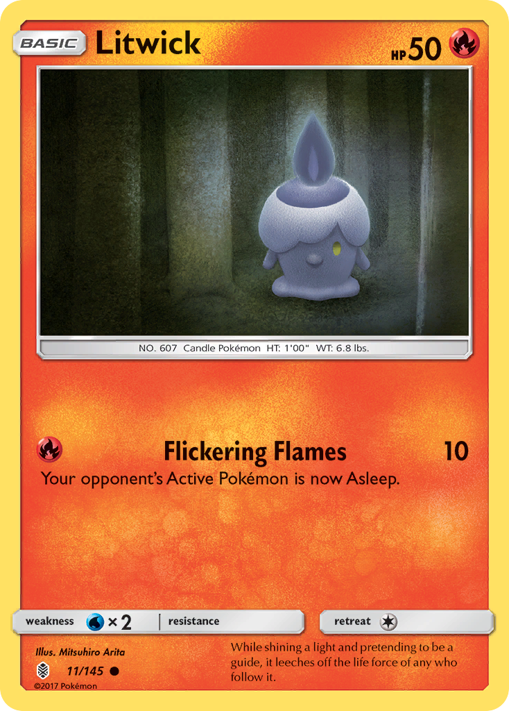 Litwick (11/145) [Sun & Moon: Guardians Rising] | Game Master's Emporium (The New GME)