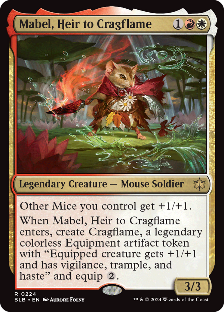 Mabel, Heir to Cragflame [Bloomburrow] | Game Master's Emporium (The New GME)