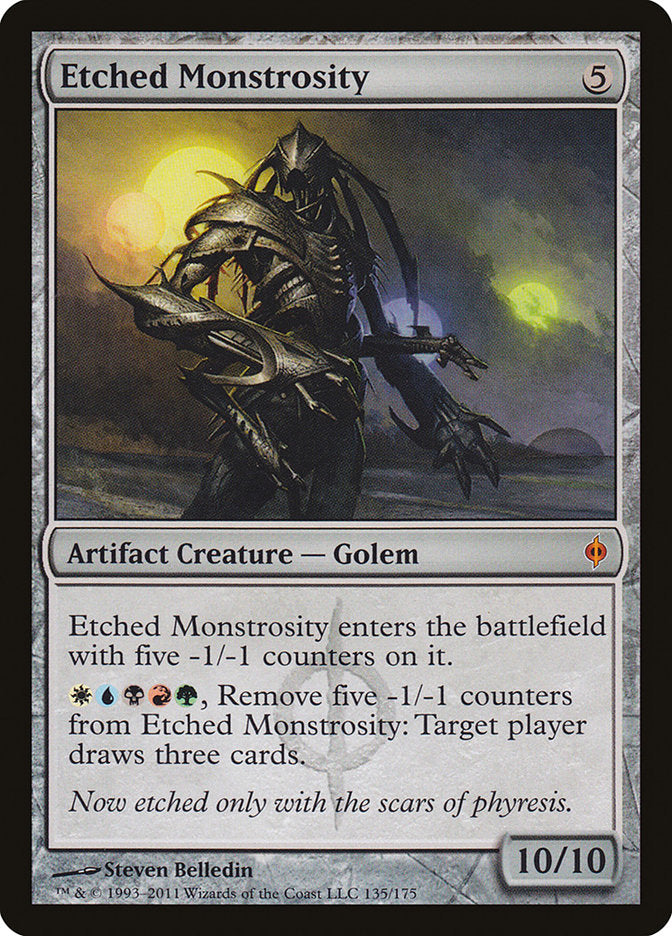 Etched Monstrosity [New Phyrexia] | Game Master's Emporium (The New GME)