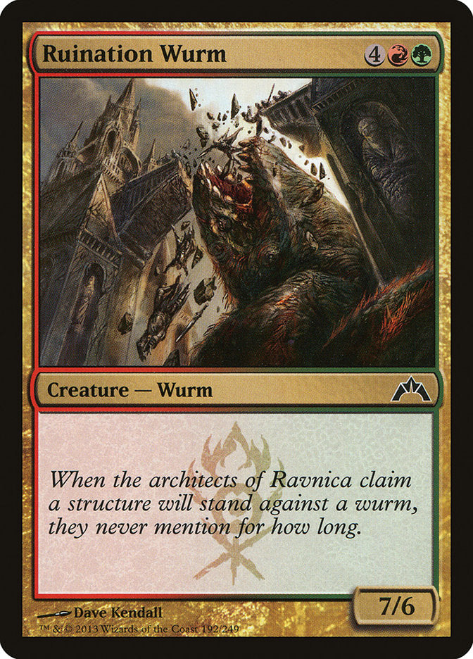 Ruination Wurm [Gatecrash] | Game Master's Emporium (The New GME)