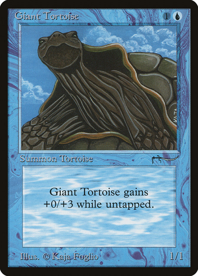 Giant Tortoise (Dark Mana Cost) [Arabian Nights] | Game Master's Emporium (The New GME)