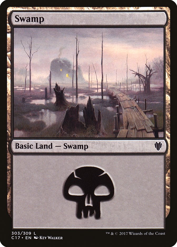 Swamp (303) [Commander 2017] | Game Master's Emporium (The New GME)