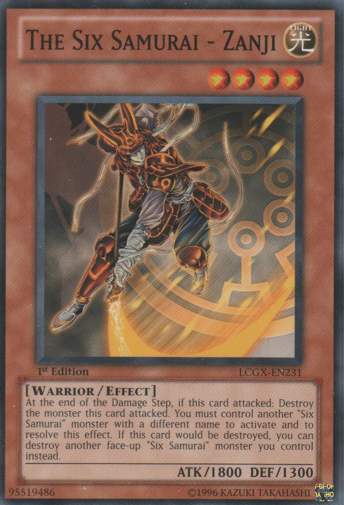 The Six Samurai - Zanji [LCGX-EN231] Common | Game Master's Emporium (The New GME)