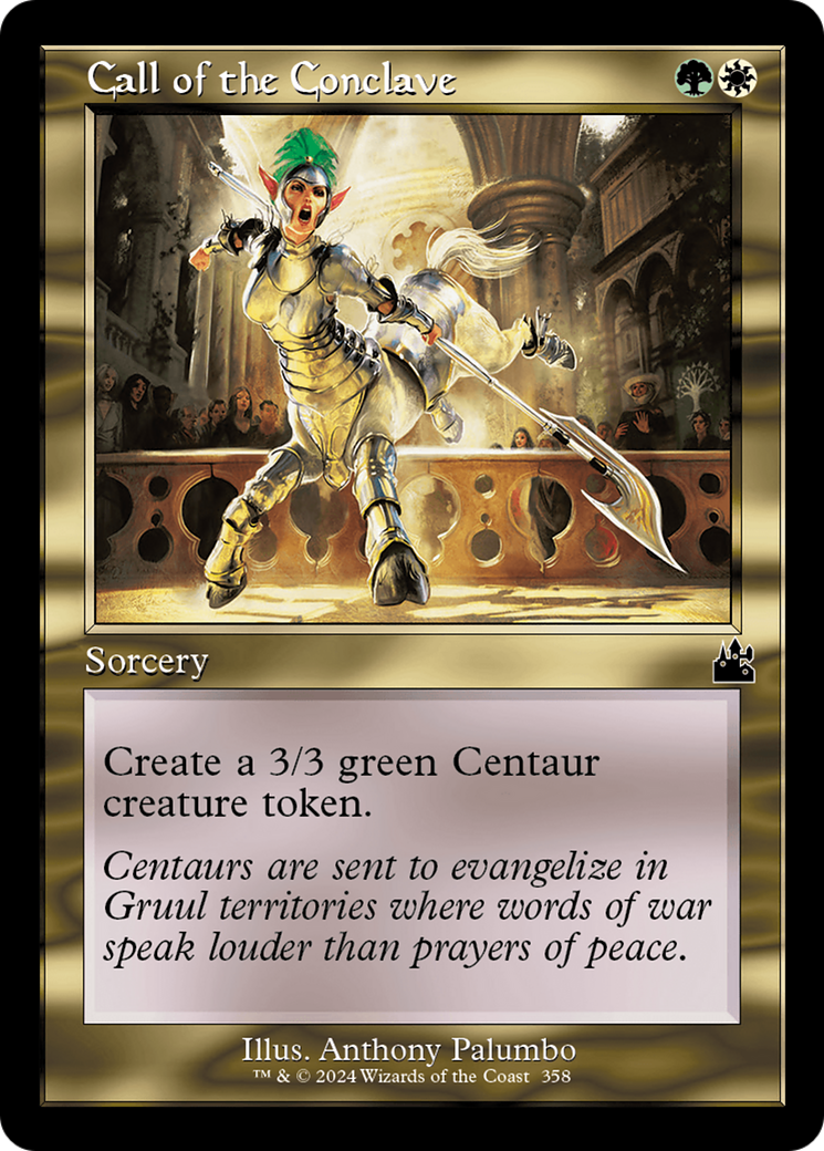Call of the Conclave (Retro Frame) [Ravnica Remastered] | Game Master's Emporium (The New GME)