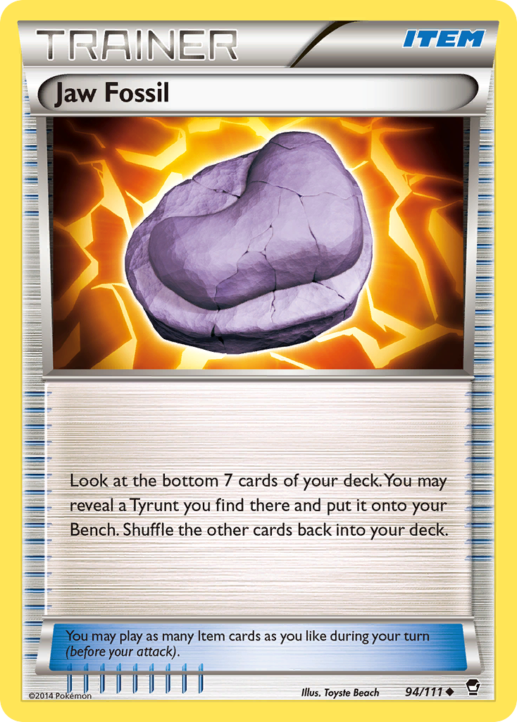 Jaw Fossil (94/111) [XY: Furious Fists] | Game Master's Emporium (The New GME)