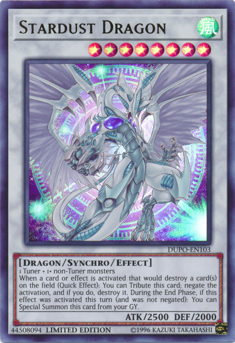 Stardust Dragon [DUPO-EN103] Ultra Rare | Game Master's Emporium (The New GME)