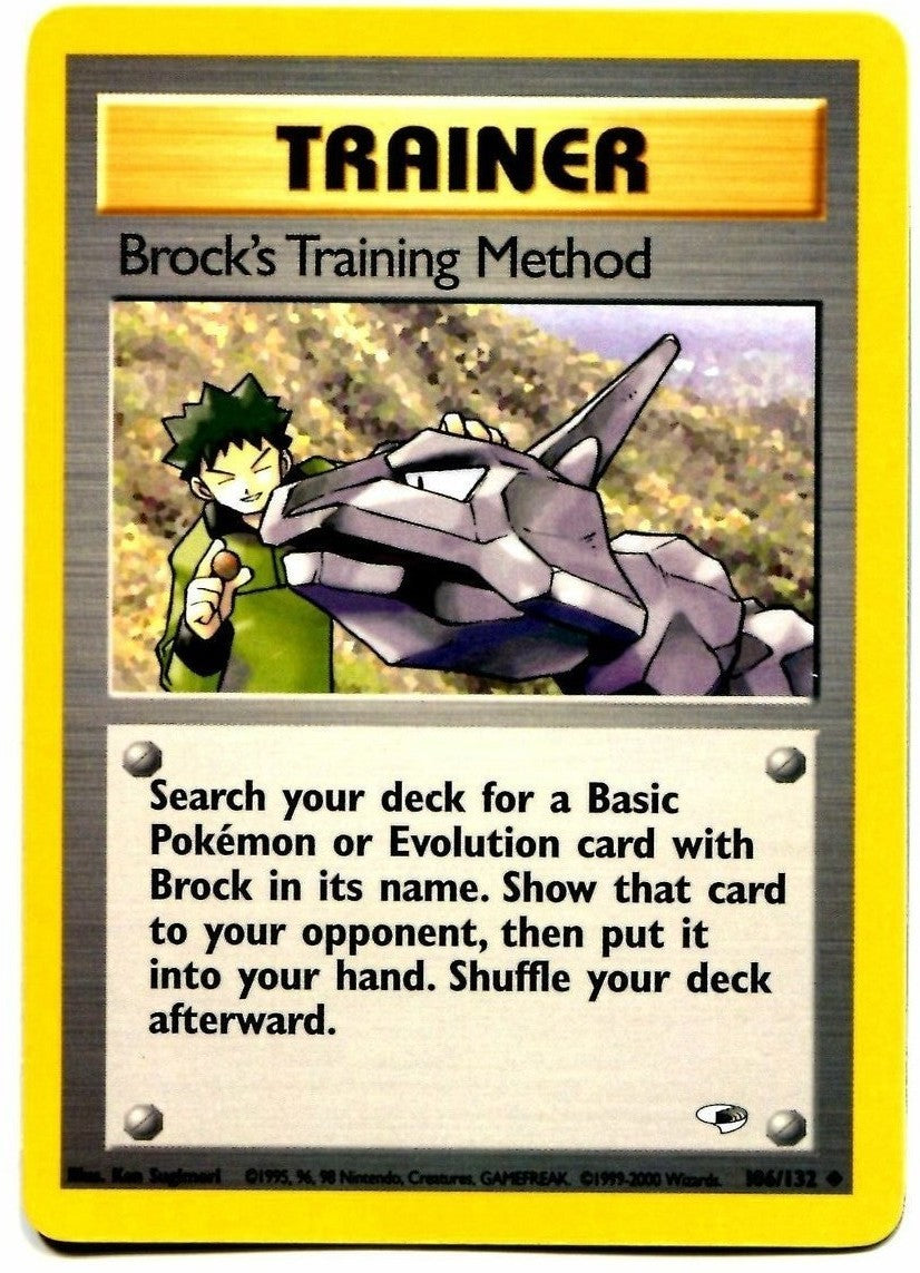 Brock's Training Method (106/132) [Gym Heroes Unlimited] | Game Master's Emporium (The New GME)