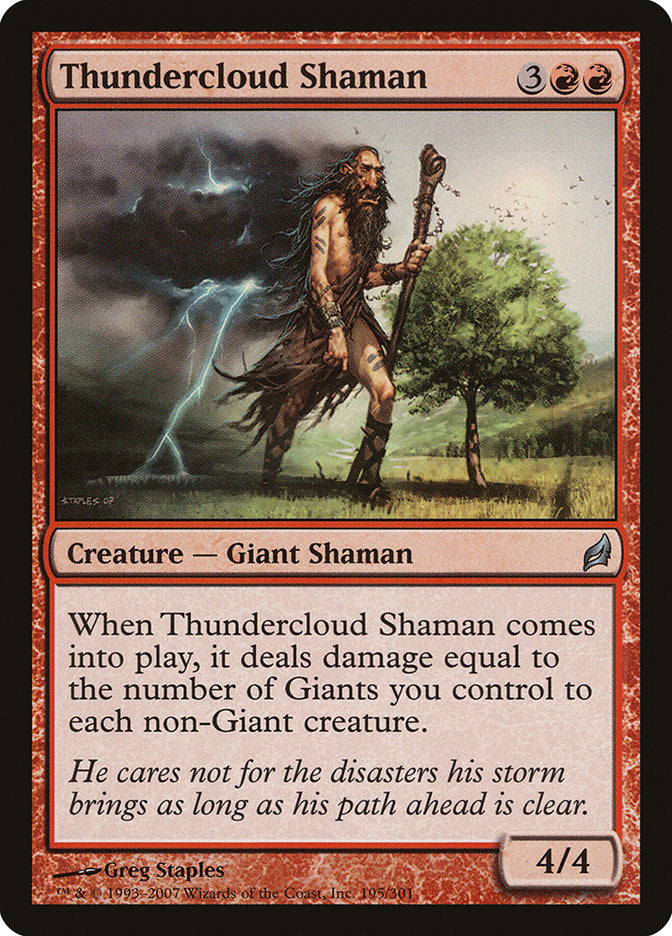 Thundercloud Shaman [Lorwyn] | Game Master's Emporium (The New GME)