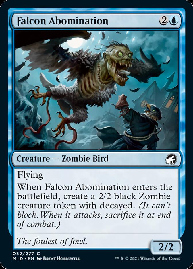 Falcon Abomination [Innistrad: Midnight Hunt] | Game Master's Emporium (The New GME)