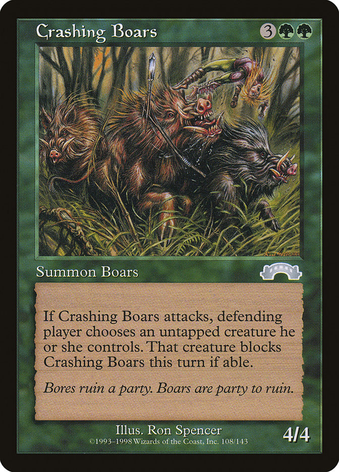 Crashing Boars [Exodus] | Game Master's Emporium (The New GME)