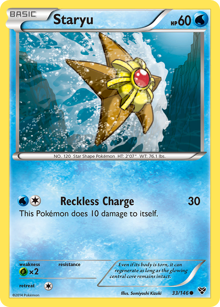 Staryu (33/146) [XY: Base Set] | Game Master's Emporium (The New GME)