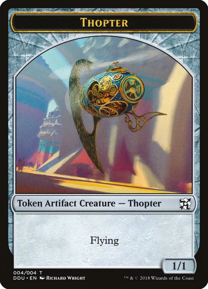 Thopter Token (004/004) [Duel Decks: Elves vs. Inventors Tokens] | Game Master's Emporium (The New GME)