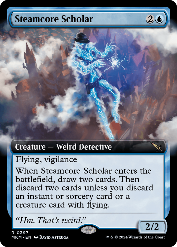 Steamcore Scholar (Extended Art) [Murders at Karlov Manor] | Game Master's Emporium (The New GME)