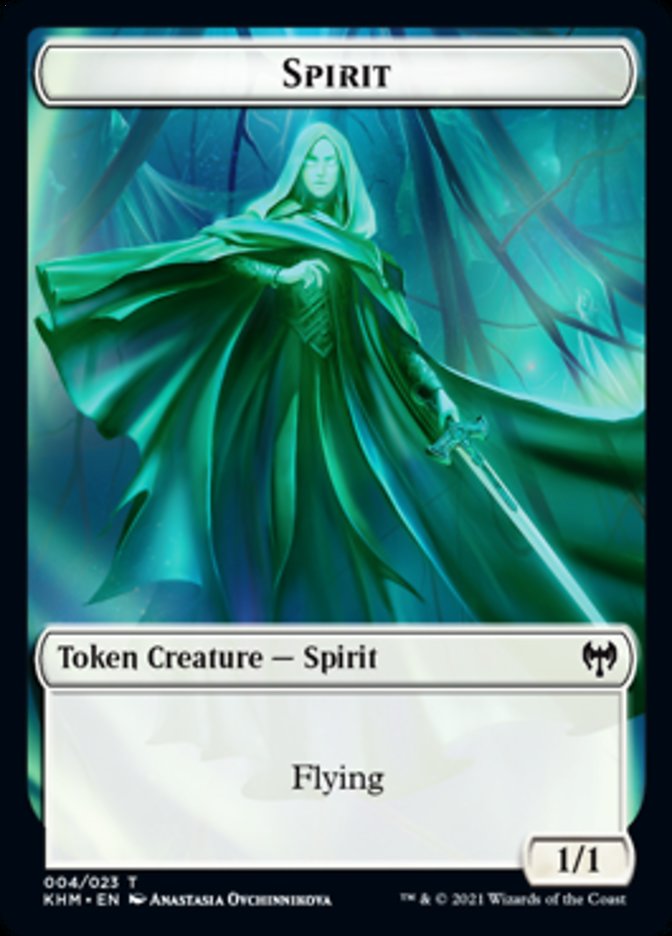 Spirit Token [Kaldheim Tokens] | Game Master's Emporium (The New GME)